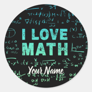 Adesivo Professor de Matemática ou Professor e Estudante