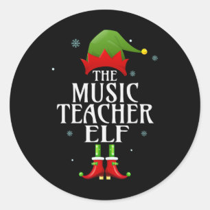 Adesivo Professor de Música Elf Xmas Correspondente Grupo 