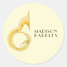 Adesivo Professor de Música Sousaphone