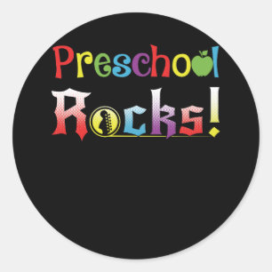 Adesivo Professor de Rocks na pré-escola