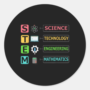 Adesivo Professor de Stem Ciência Tecnologia Engenharia Ma