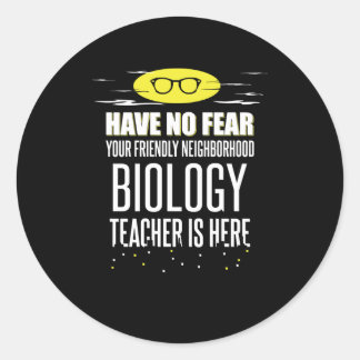 Adesivo Professor de Super Biologia - Não Tenha Medo