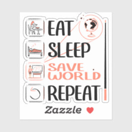 Adesivo Professor de SuperGeografia Salva Mundo Obrigado P