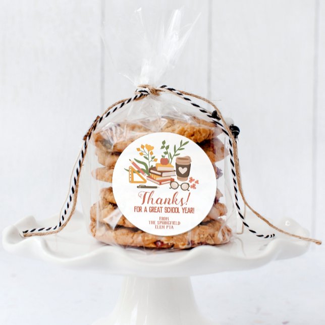 Adesivo Professor do final do ano Obrigado (Criador carregado)