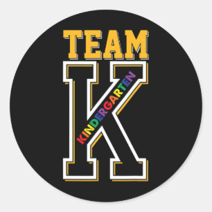 Adesivo Professor Do Jardim Infantil De Volta Às Empresas