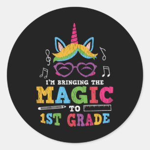 Adesivo Professor do primeiro grau, Kid Squad Magic Unicor