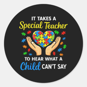 Adesivo Professor Especial Conscientização do Autismo Sped