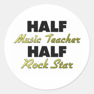 Adesivo Professor Half Rock Star