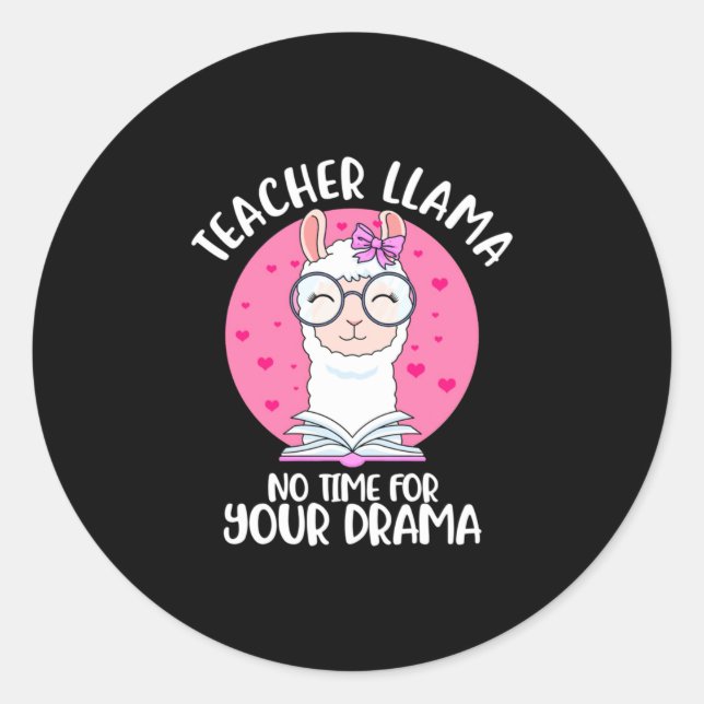Adesivo Professor Llama (Frente)