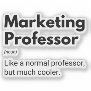 Adesivo Professor marketing Engraçado Professor Legal
