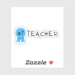 Adesivo Professor nº 1