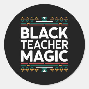 Adesivo Professor negro História negra mágica mês africano