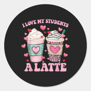 Adesivo Professor Valentine Day Eu Amo Meu Estudante Um La