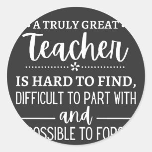 Adesivo Professor verdadeiramente Excelente