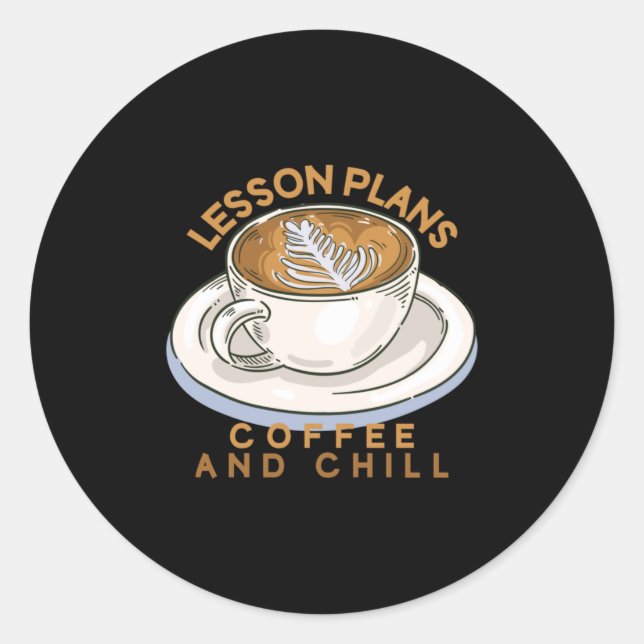 Adesivo Professora Arte Planeia Café E Enchimento (Frente)
