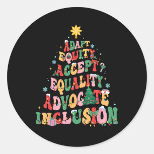 Adesivo Professora de Educação Especial do Xmas Engraçado 