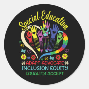 Adesivo Professora de educação especial Ensino inspiracion