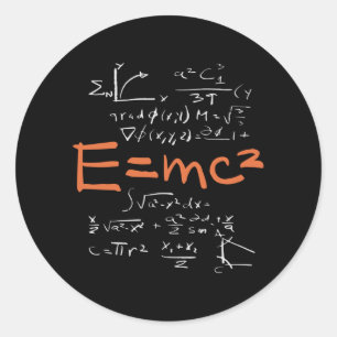 Adesivo Professora de Fórmula de Física de Matemática EMC2