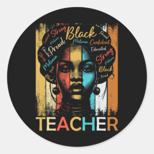 Adesivo Professora de História Negra Mulheres Africanas Am