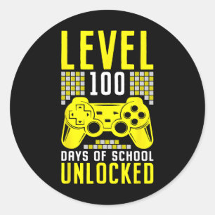 Adesivo Professora De Jogos De Vídeo De 100 Dias De Profes