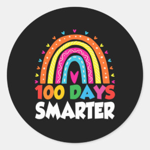 Adesivo Professora Do Dia Das Ideias 100 Dias Mais Intelig