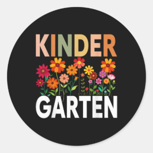 Adesivo Professora Do Jardim Infantil Wildflower De Volta