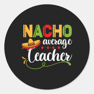 Adesivo Professora Média Nacho para Voltar à Diversão Esco