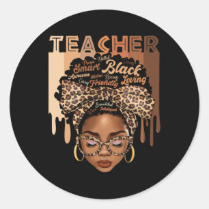 Adesivo Professora Negra História Negra Mágica Mês Depois