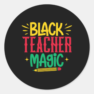 Adesivo Professora Negra Magia História Negra Mês Melanin