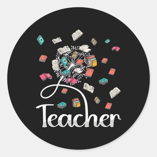 Adesivo Professores Dandelions Livros Professora Dandelion (Frente)