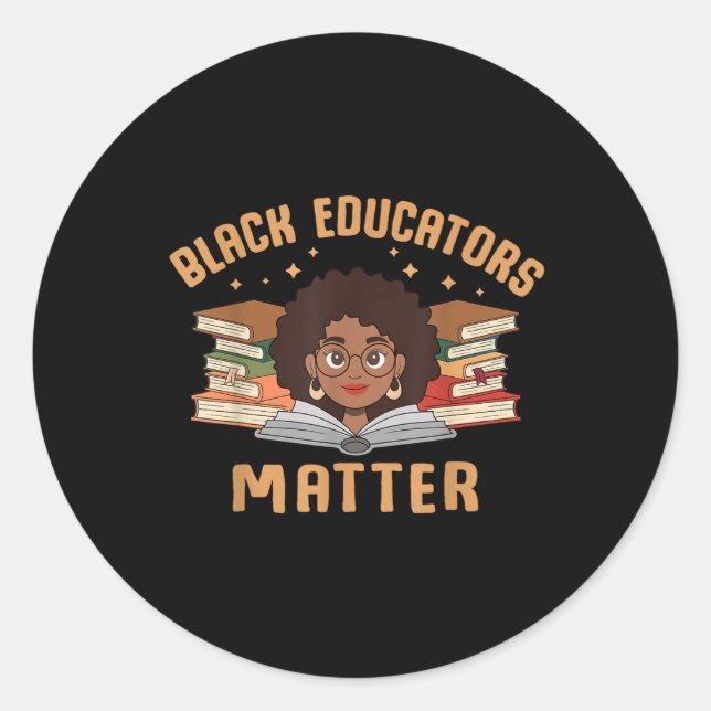 Adesivo Professores de História Africanos de Educação Negr (Frente)