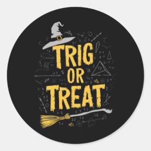 Adesivo Professores De Matemática De Halloween Que Tiram O