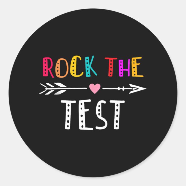 Adesivo Professores do Dia de Teste do Professor no Dia de (Frente)