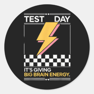 Adesivo Professores do Dia de Teste Gen Z Bruh estão dando