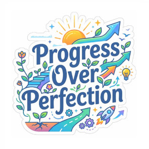 Adesivo Professores Inspiradores Progresso Acima da Perf