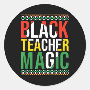 Adesivo Professores Negros História Mágica Mês Junta Mela