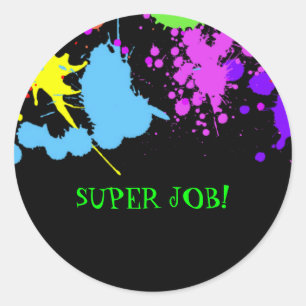 Adesivo Professores Neon Personalizado Brilhante