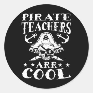 Adesivo Professores Piratas São Legal - Ensino De Hallowee