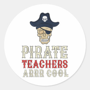 Adesivo Professores Piratas São Legal - Falam Como Um Dia
