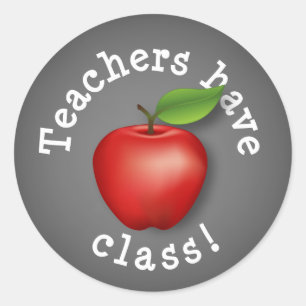 Adesivo Professores têm classe!