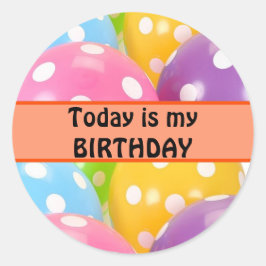 Adesivo Professores Vinhetas de Aniversário