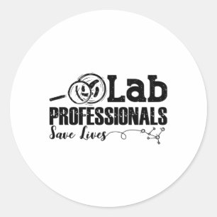Adesivo Profissionais de laboratório salvam vidas Oferta t