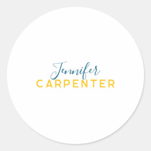 Adesivo Profissional elegante moderno minimalista simples