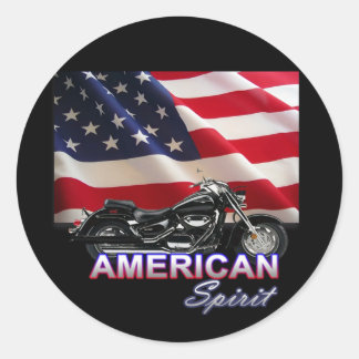 Adesivo Programa de Motociclismo American Spirit TV