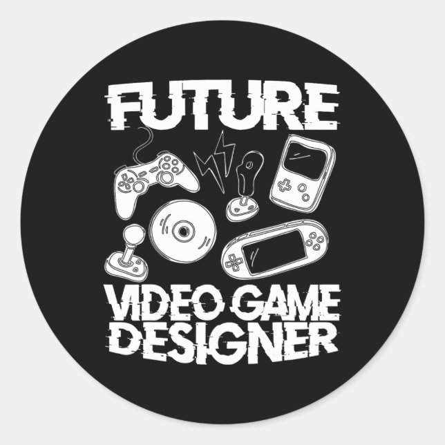 Adesivo Programação de Jogos Jogos Jogos Jogadores de Jogo (Frente)