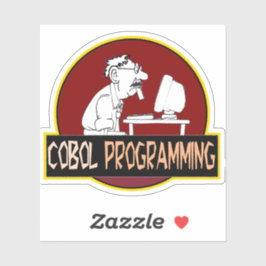 Adesivo Programador COBOL - Lenda da Codificação Old-Schoo