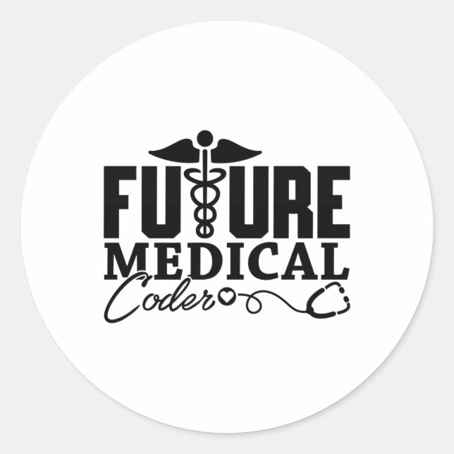 Adesivo Programador do Assistente de Codificação Médica Fu (Frente)