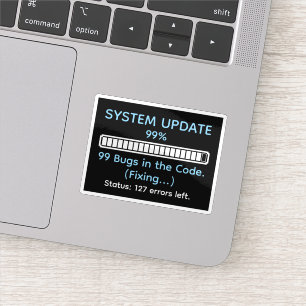 Adesivo Programador Engraçado Codificando