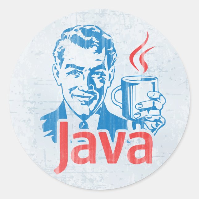 Adesivo Programador Java (Frente)