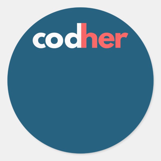 Adesivo Programadora da Codher Women Stem Engenheiro Amant (Frente)